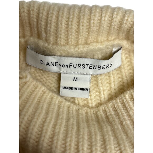Career Wear Diane Von Furstenberg Sleeveless Wool & Cashmere Mock Neck Sweater V - Picture 5 of 8